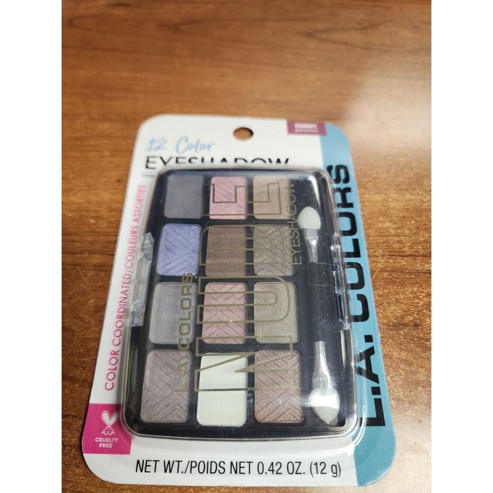 L. A. Colors Nude  12 Color Eyeshadow Glamorous    C68681